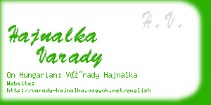 hajnalka varady business card